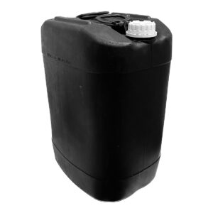 Bombona Plástica 50 Litros tampa removível reuso preto