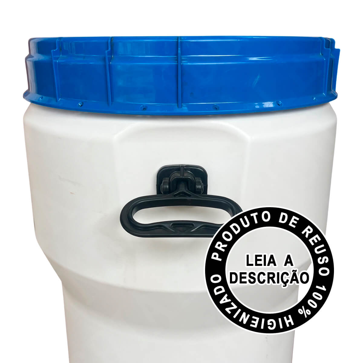 Bombona Plástica 90 Litros Tampa Removível REUSO - Imagem 2